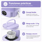 Lavadora Portátil Plegable 8L